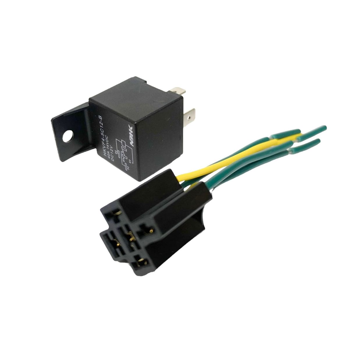 Реле 5-контактное (40/30А, 12В) 5С12V + колодка