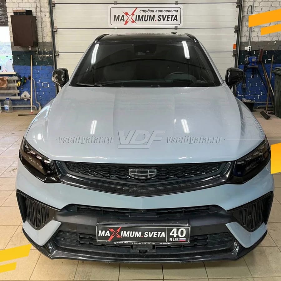 Рамки для установки линз в фары Geely Tugella FY11 2019-2024 Рефлектор Тип 3 — фото 9