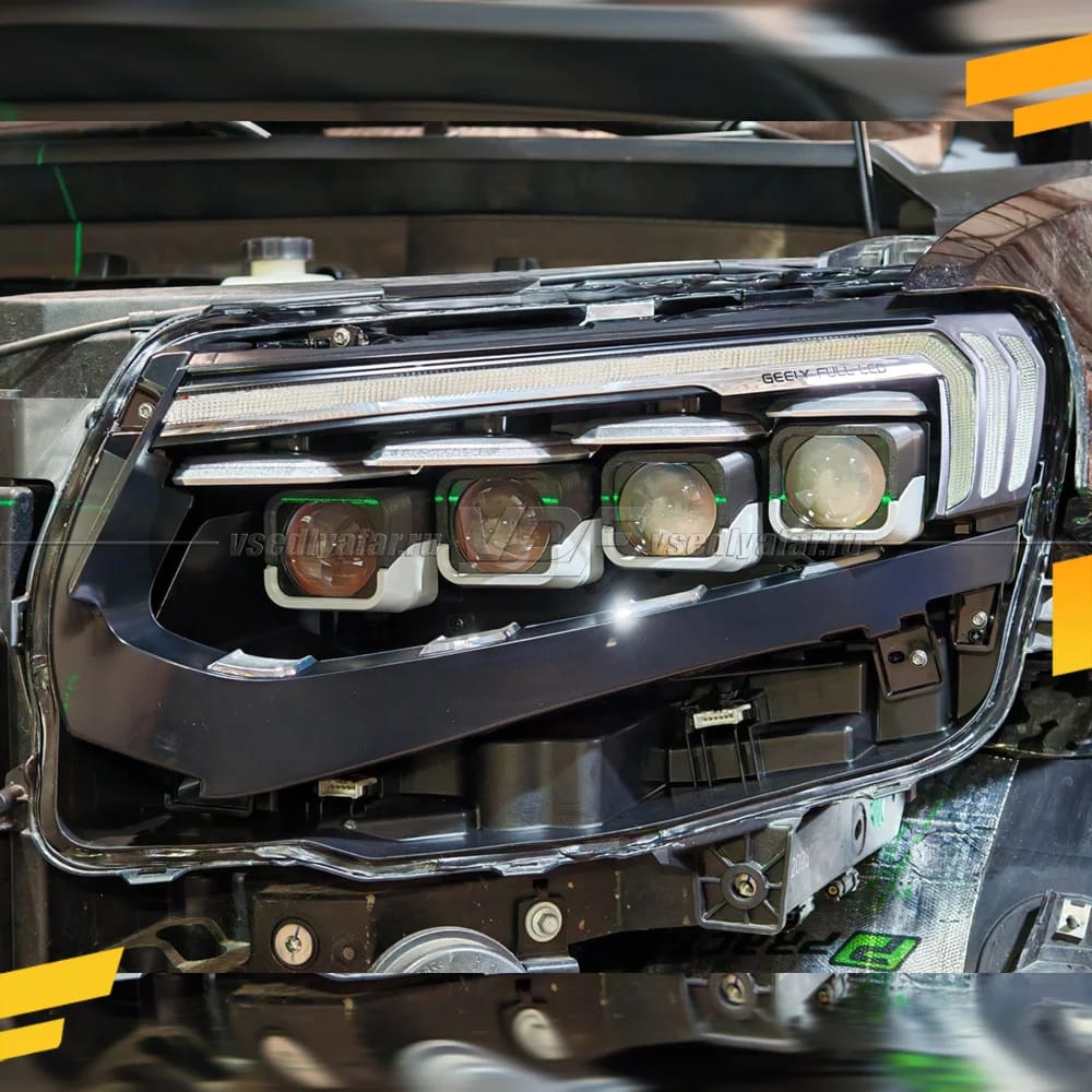 Рамки для установки линз в фары Geely Tugella FY11 2019-2024 Рефлектор Тип 3 — фото 2