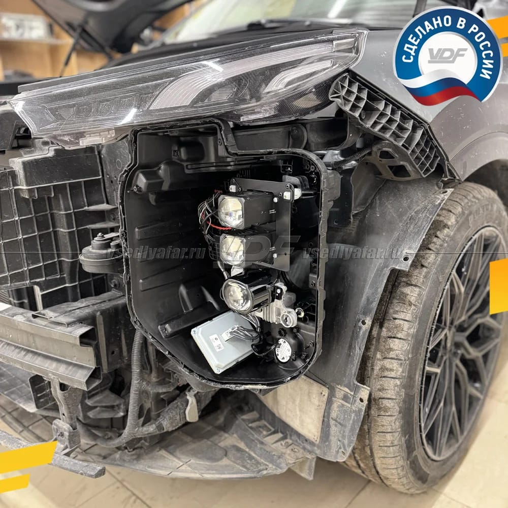 Рамки для замены линз в фарах Hyundai Palisade 2022-2024 Full Led Замена 2 х линз. — фото 9